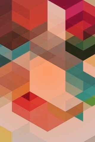 Разноцветные параллелограммы обои