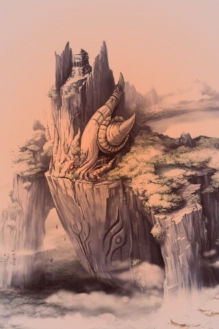 Храм на живой скале обои