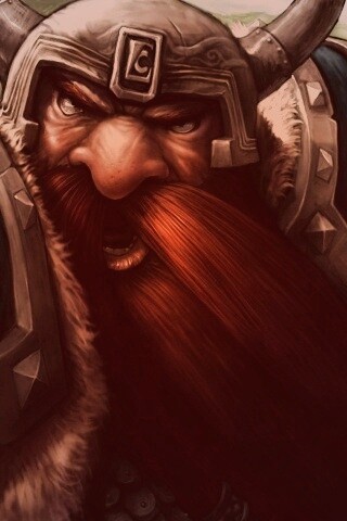 Гном убегающий от ночной эльфийки обои