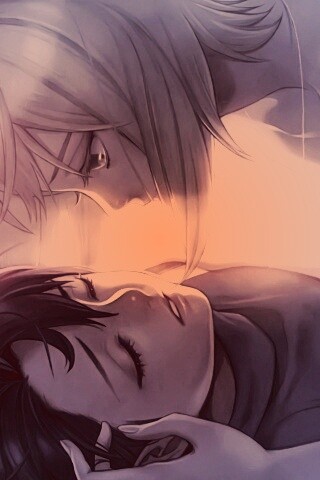 За секунду до поцелуя обои