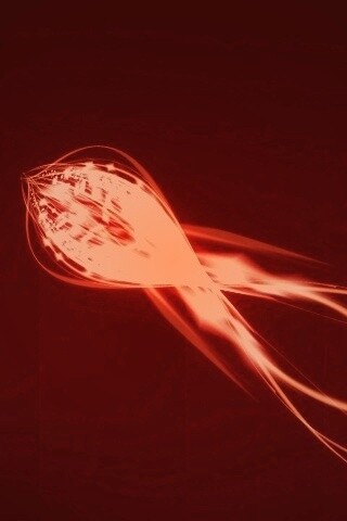 Сгусток красных линий обои