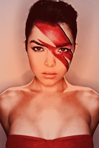 Огненная модель обои