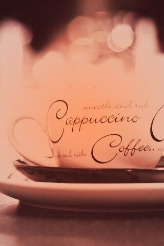 Чашечка капучино обои