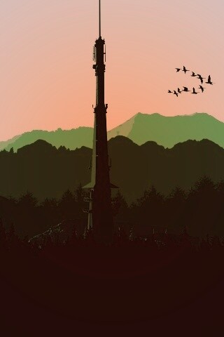 Зеленые горы обои