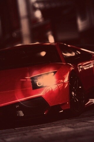 Красная ламборджини мурселаго обои