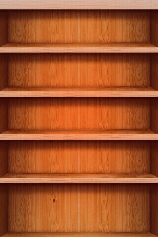 Обои в виде полок для iphone обои