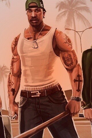 Герои с Грув стрит обои