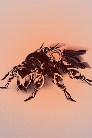 Кибер муха обои