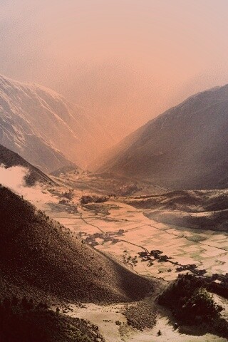 Горная долина обои