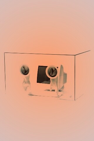 Зараженный компьютер обои