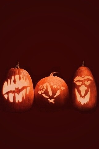 Тыквы на Хэллоуин обои