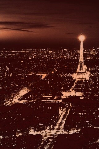 Ночной париж обои