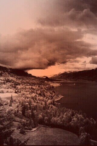 Беспокойное небо обои