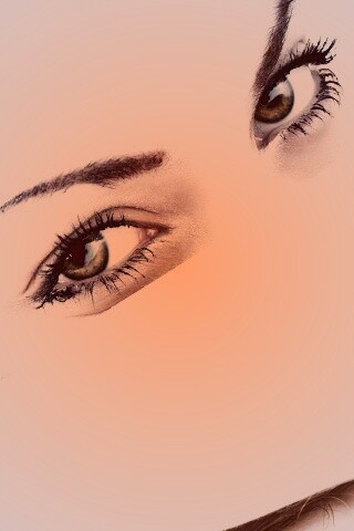 Девушка прикрыла лицо рукой обои