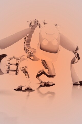 Крадущийся робот обои