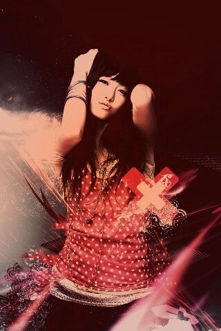 Гламурная китаянка обои