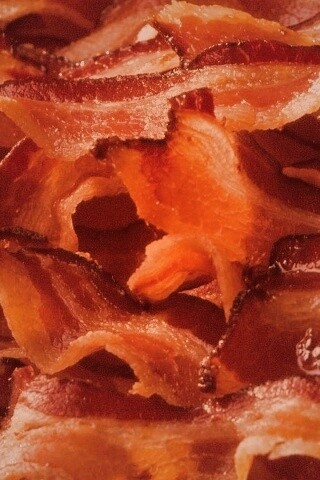 Вкусный жаренный бекончик обои