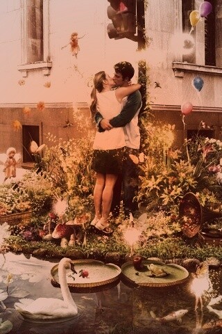 Волшебный поцелуй обои