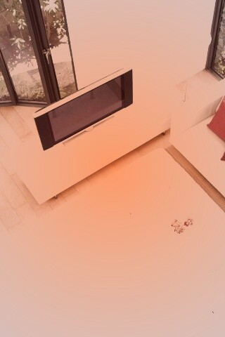 Комната сверху обои