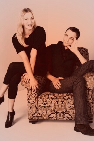 Пенни и Шелдон обои