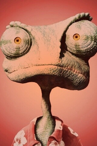 Ранго на красном фоне обои