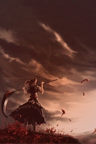 Девушка с косой обои