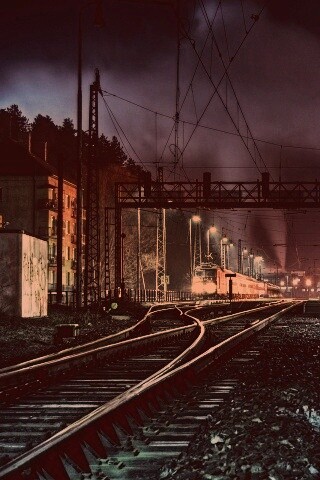 Железнодорожная станция обои