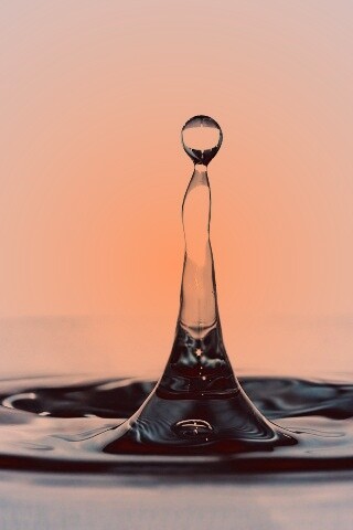 Падение капли обои