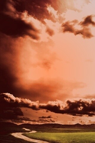 Золотое небо обои