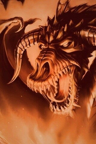 Рыцарь против дракона обои