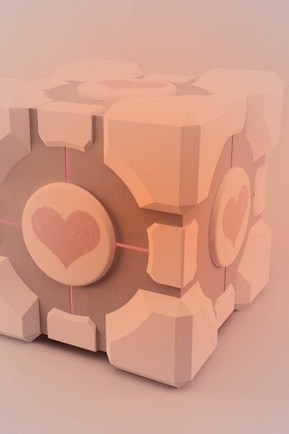 Взвешенный куб-компаньон обои