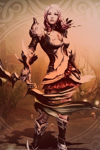 Лучница из Aion обои