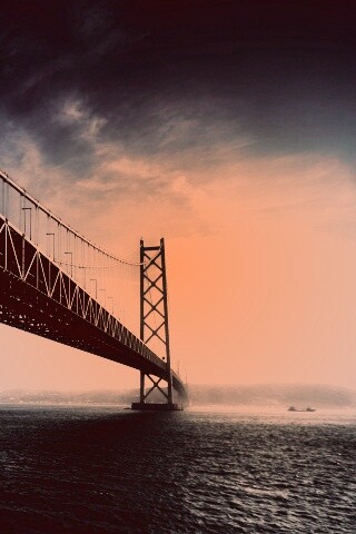 Мост Akashi Kaikyo в Японии обои