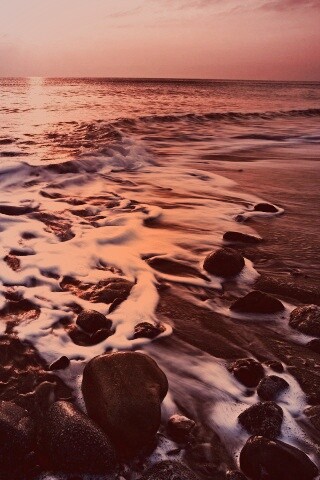 Каменистый берег обои