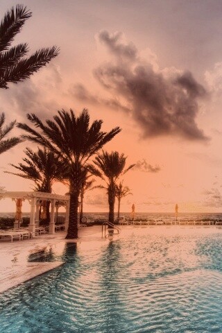 Бассейн обои