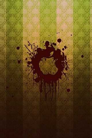 Логотип Apple на обоях обои