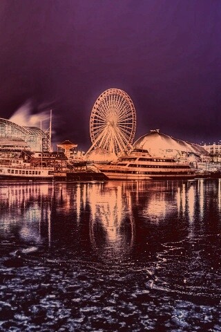 Причал для яхт обои