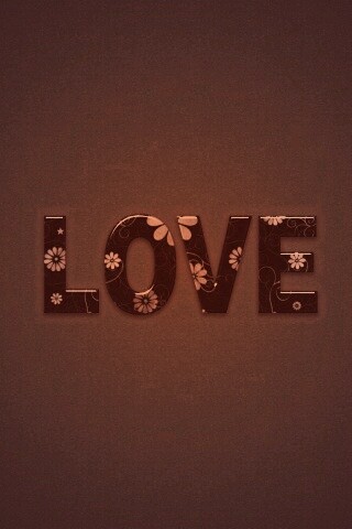 Любовь в минимализме обои