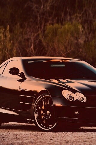 Черный мерседес обои