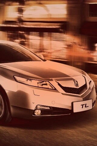 Acura в движении обои