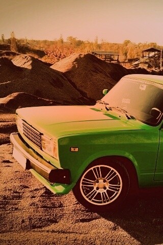 Кислотные жигули обои