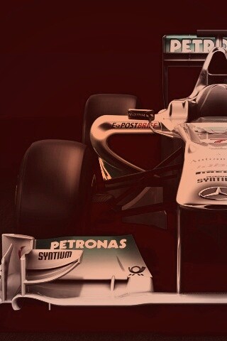 Болид Мерседес обои