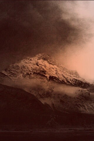 Ч/Б фото гор обои