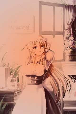 Анимешное утро обои