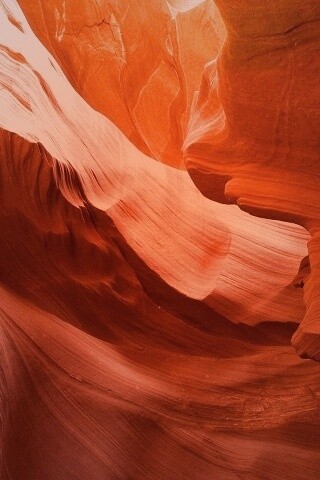 Оранжевая пещера обои