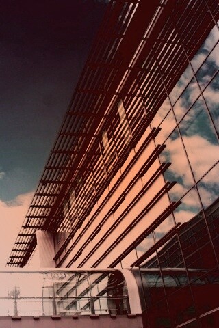 Стекло и металл обои