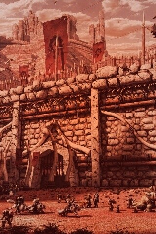 Крепость орков обои