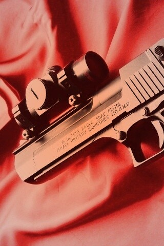 Пистолет Desert Eagle с прицелом обои