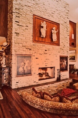 Интерьер гостинной обои