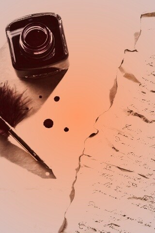 Мятое письмо обои